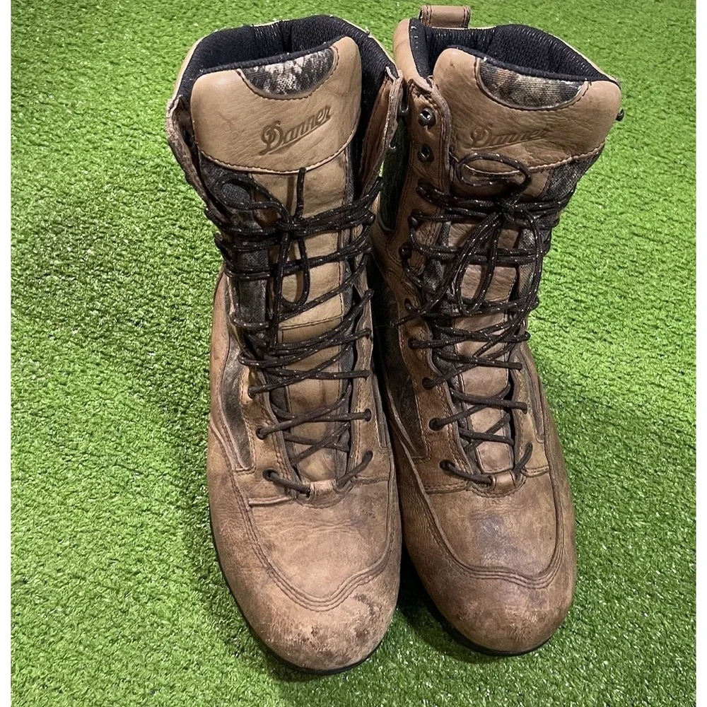 Danner Gore-Tex Hunting Boots 12 EE (Wide) Leather Camo 